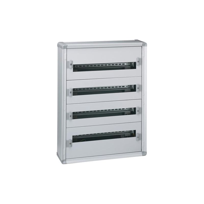 Coffret distribution métal XL³160 tout modulaire 4 rangées ...