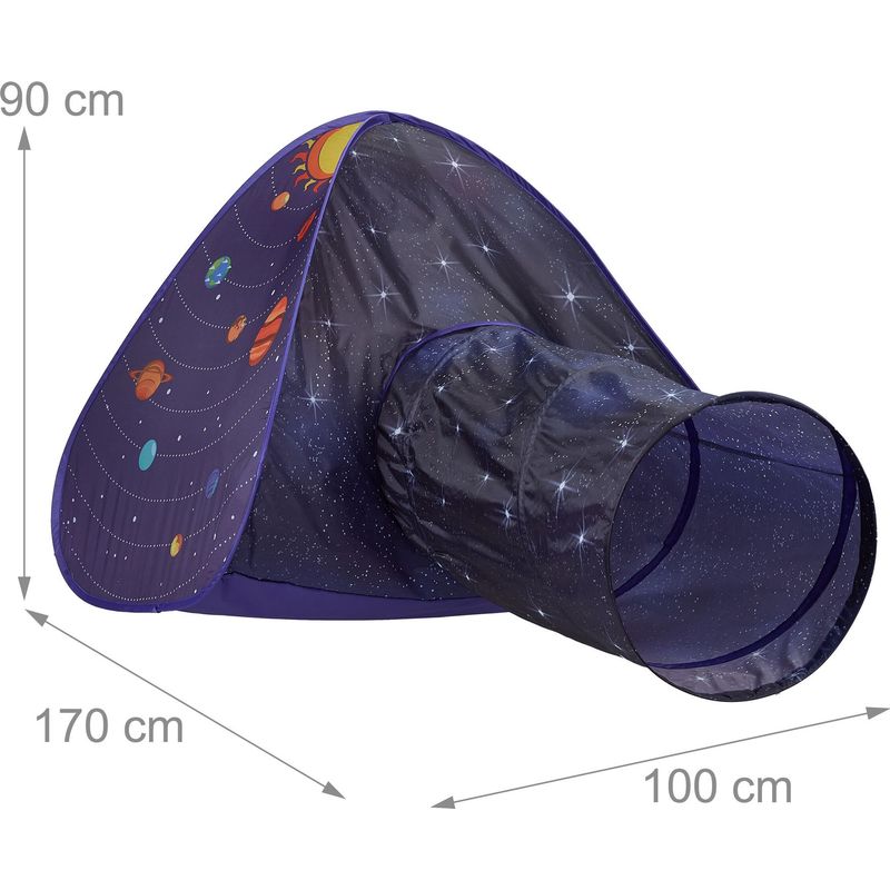 Tente pour enfants avec tunnel Tente de jeux pour enfants, composée