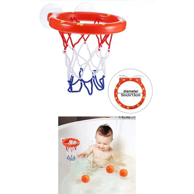 Jouets de bain lumineux, panier de basket-ball pour baignoire pour enfants de 1 à 3 ans, jouets de table d'eau pour piscine pour tout-petits de 6 à 18 mois, jouets sensoriels pour