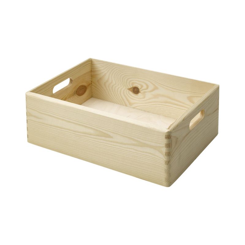 Stapelbox Holz Gr. M 30 x 40 x 13,5 Holzkiste Holzbox Kiste Box