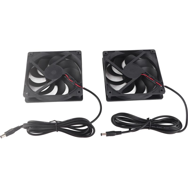 VIL Kit de ventilateur double à panneau solaire 10w pour serre et VIL Kit de ventilateur double à panneau solaire 10w pour serre et