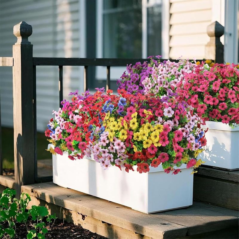 24-bundel-kunstliche-blumen -fur-drauen-kunstblumen-balkon-dekoration-kunstlich-balkonpflanzen -plastikblumen-outdoor-indoor-fur-zuhause-garten-tisch-terrasse-deko-rosarot-210544004