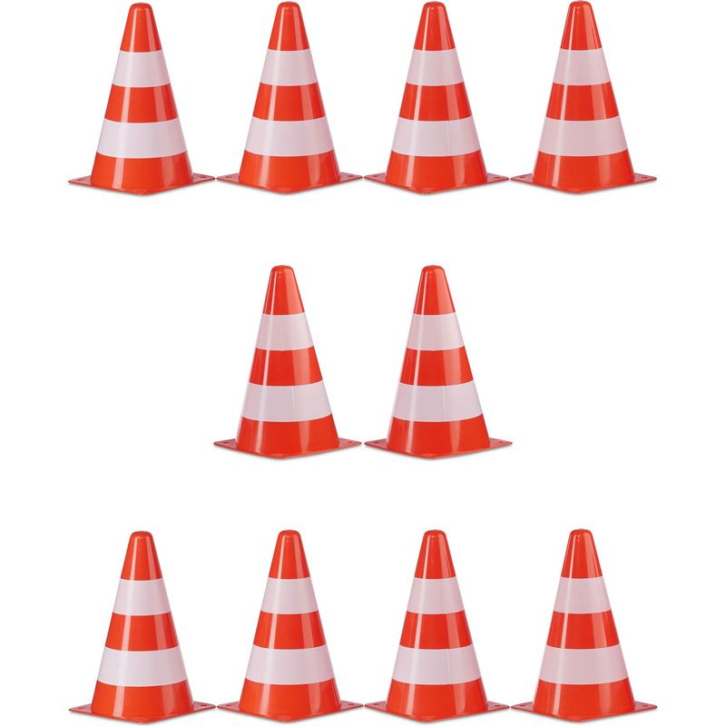 Lot De 50 Coupelles De Marquage Souples D-Work – Diamètre 20 Cm, Hauteur 5 Cm, Polyéthylène Durable, 26 G, Pour Foot, Athlétisme, Entraînement