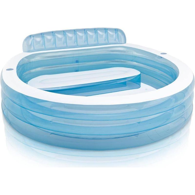 Ghzste Piscine Gonflable En PVC épais – 3 Couches Hors-sol, Capacité 527 L – Pour Jardin Et Plage