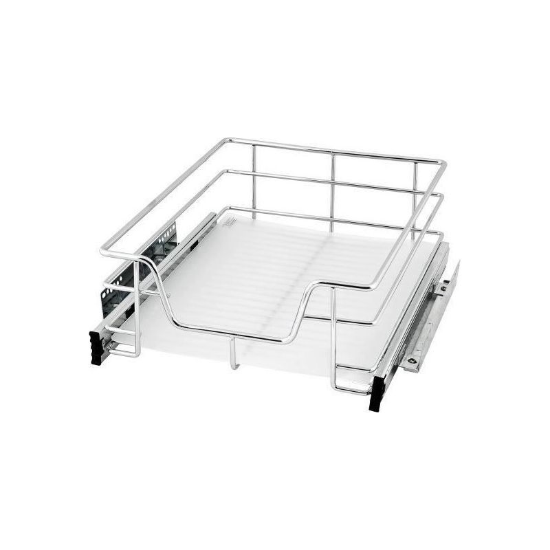 Tiroir De Cuisine Coulissant – 21 5/8 X 11 X 3 Pouces – Capacité 60 Lbs – Blanc – Fabriqué Au Canada