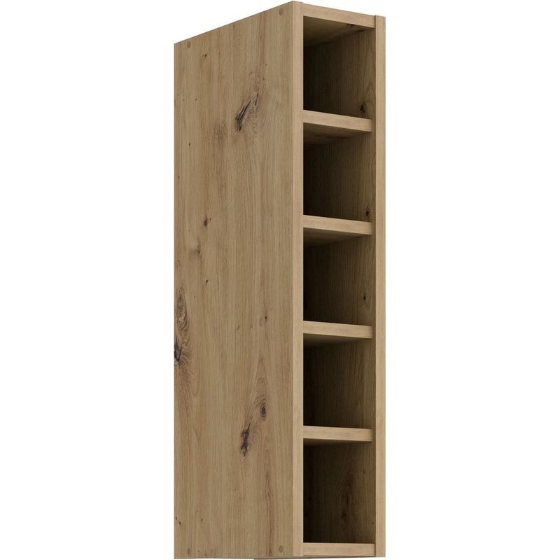 Hängeschrank Regal 15 cm Eiche Artisan Küchenzeile Küchenblock Küche Stilo