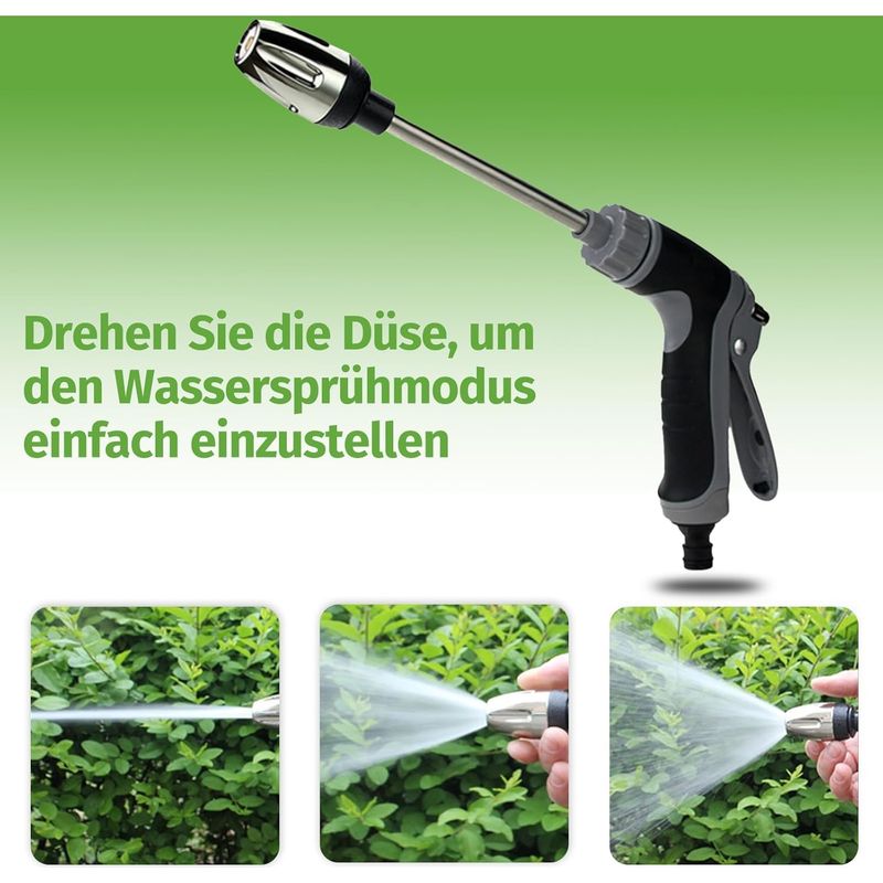 Jetteryx Hochdruckpistole – Kraftvolle Wasserdüse Für Den Gartenschlauch, Ganz Ohne Strom & Chemie – Perfekt Für Auto, Terrasse & Fassaden
