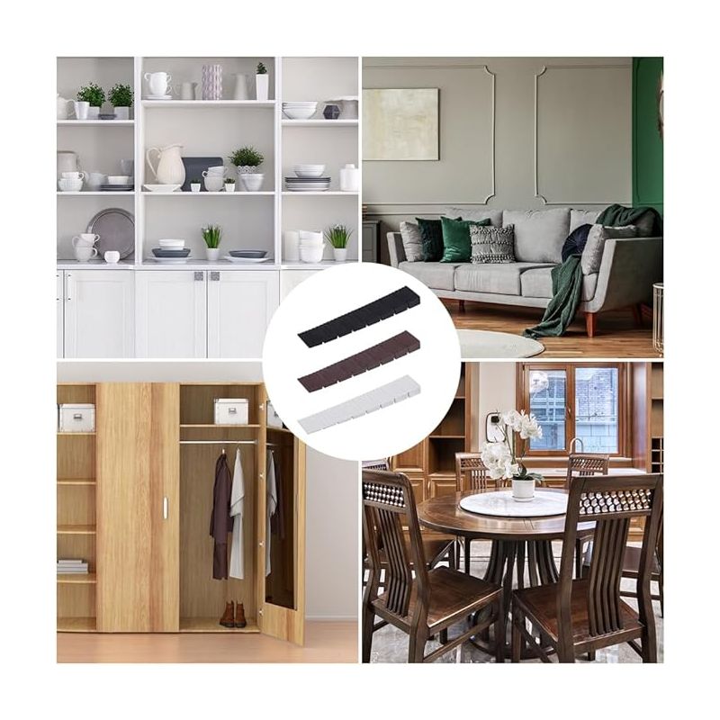 20x Möbel-Nivellierkeile Aus Kunststoff – Für Tische, Stühle & Schränke – Stufenlos Höhenverstellbar