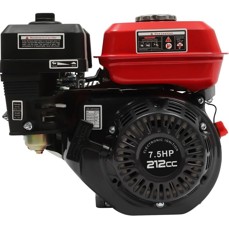 212cc 7,5 PS Benzinmotor – 4-Takt Einzylinder Motor Mit Rückstoßstarter, 3600 U/min, Für Go 212cc 7,5 PS Benzinmotor – 4-Takt Einzylinder Motor Mit Rückstoßstarter, 3600 U/min, Für Go