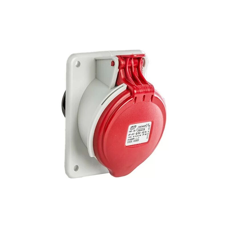 Ide 03303 Low voltage plug and socket 3P+N+E 16A 200/346V 240/415V 6h