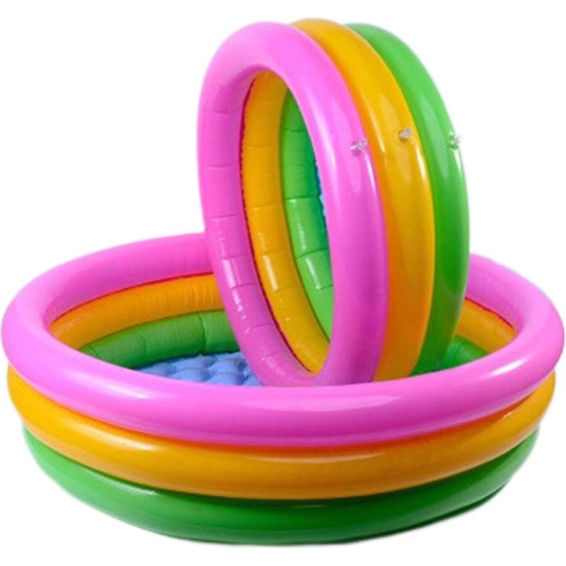 GIGICIAL Piscine Gonflable Ronde en PVC pour Enfants - Utilisation GIGICIAL Piscine Gonflable Ronde en PVC pour Enfants - Utilisation