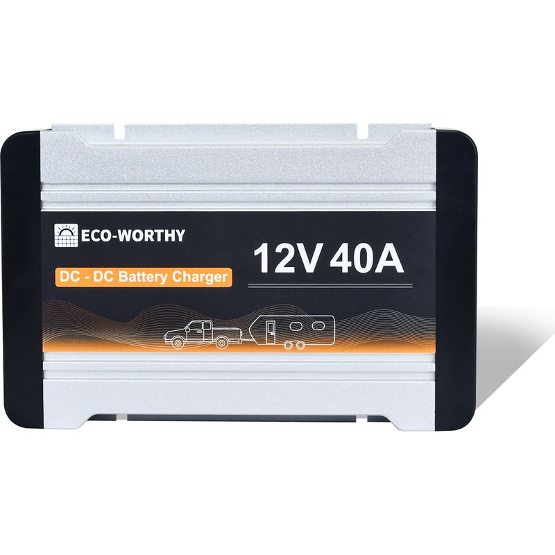 ECO-WORTHY Ladebooster 12V 40A DC-DC Batterieladegerät für LiFePO4 Batterie ,Gel,Ladebooster für Wohnmobilen, Wohnwagen ECO-WORTHY Ladebooster 12V 40A DC-DC Batterieladegerät für LiFePO4 Batterie ,Gel,Ladebooster für Wohnmobilen, Wohnwagen