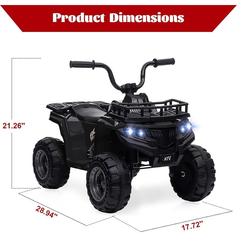 Quad électrique enfant Can-Am Renegade, rouge, monoplace, suspension avant et arrière, lumières LED, - Quads électriques pour enfants Quad électrique enfant Can-Am Renegade, rouge, monoplace, suspension avant et arrière, lumières LED, - Quads électriques pour enfants