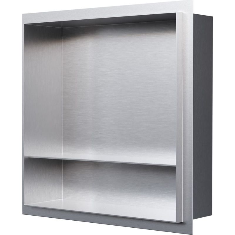 BERNSTEIN Wandnische Aus Edelstahl – 90x30x10 Cm Mit Ablage, Matt (NT309010X) BERNSTEIN Wandnische Aus Edelstahl – 90x30x10 Cm Mit Ablage, Matt (NT309010X)