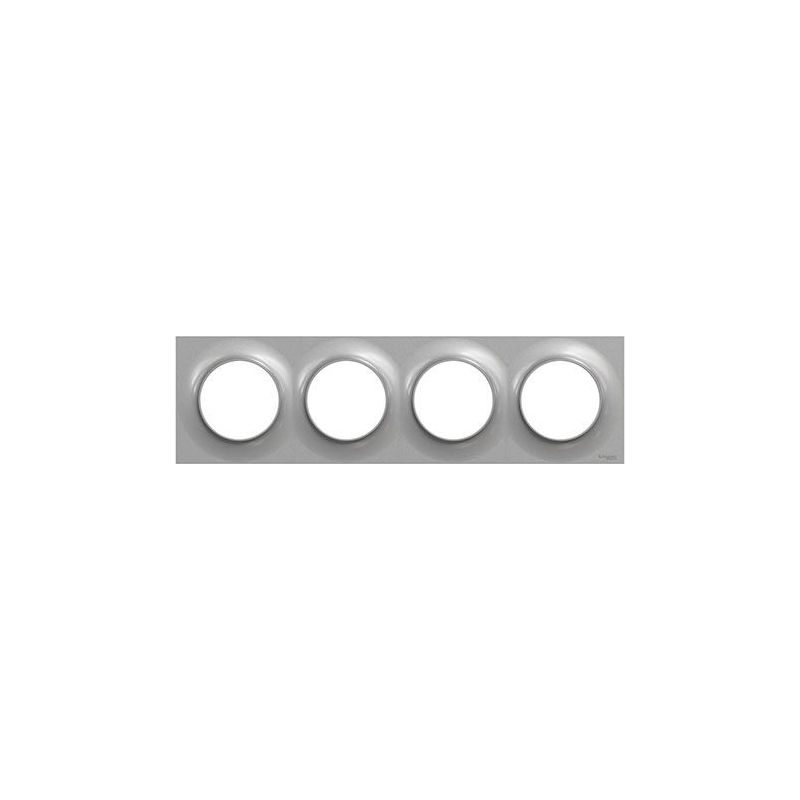 Plaque Double ALVAIS 57mm Verticale Schneider – Blanc, Pour Installation électrique Propre