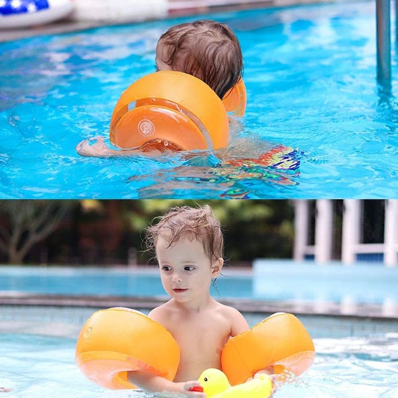 Brassards De Natation Enfant 2-6 Ans – Gonflables, Doux, Avec Pompe – Flottabilité Sécurisée Pour Filles Et Garçons