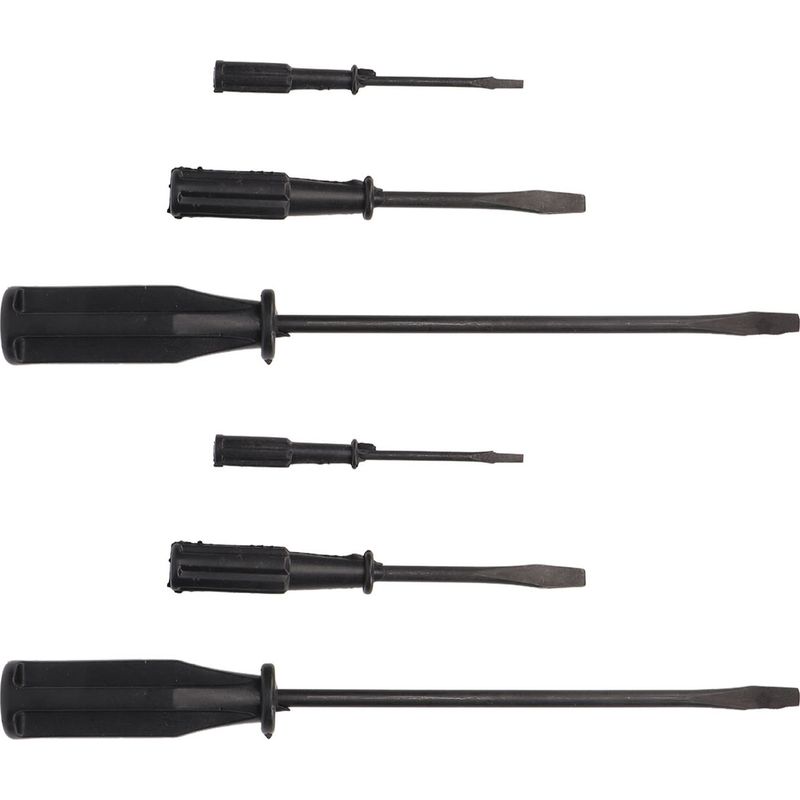 Lot De 2 Tournevis Longs Ergonomiques – Haute Dureté, Parfaits Pour Les Accès Difficiles !