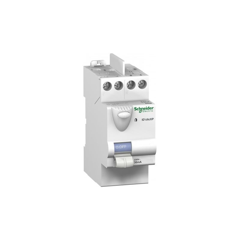 Interrupteur Différentiel Schneider DuoLine XE ID'clic 2P 40A 30mA - Blanc, Type A
