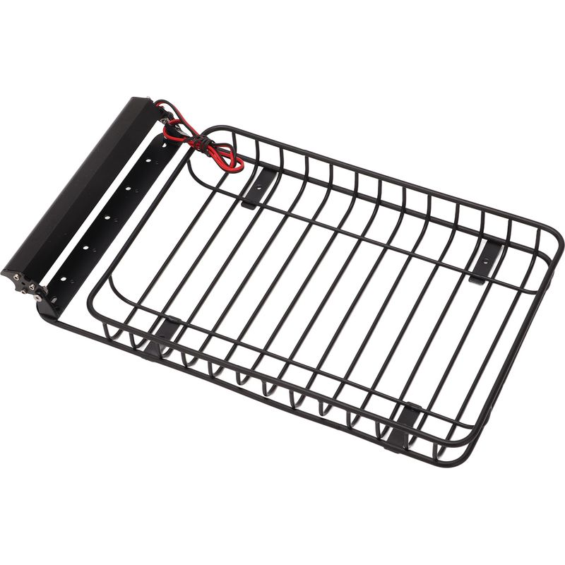 Barre Lumineuse LED 25 Leds Pour Toit De Voiture RC 1/10 – Alliage Aluminium Étanche – Accessoire Axial SCX10