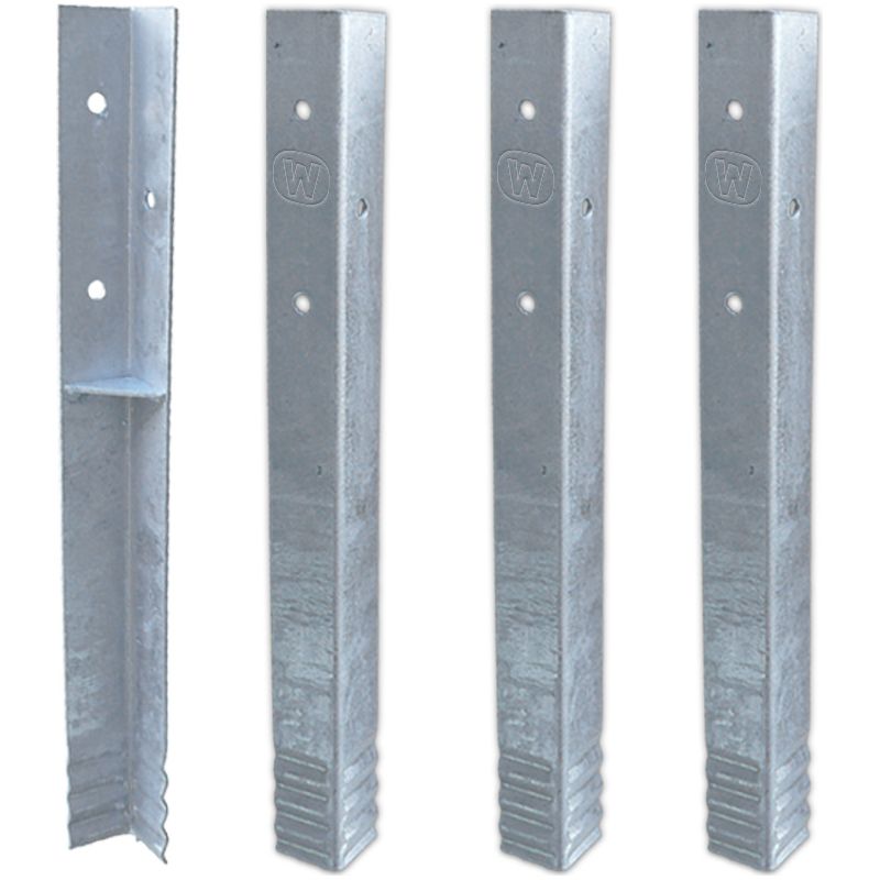 Support de Poteau Noir, Acier Galvanisé à Chaud, Surface Revêtue Par Poudrage - Support de Poteau à Visser - 50x 50, ADGO Support de Poteau Noir, Acier Galvanisé à Chaud, Surface Revêtue Par Poudrage - Support de Poteau à Visser - 50x 50, ADGO