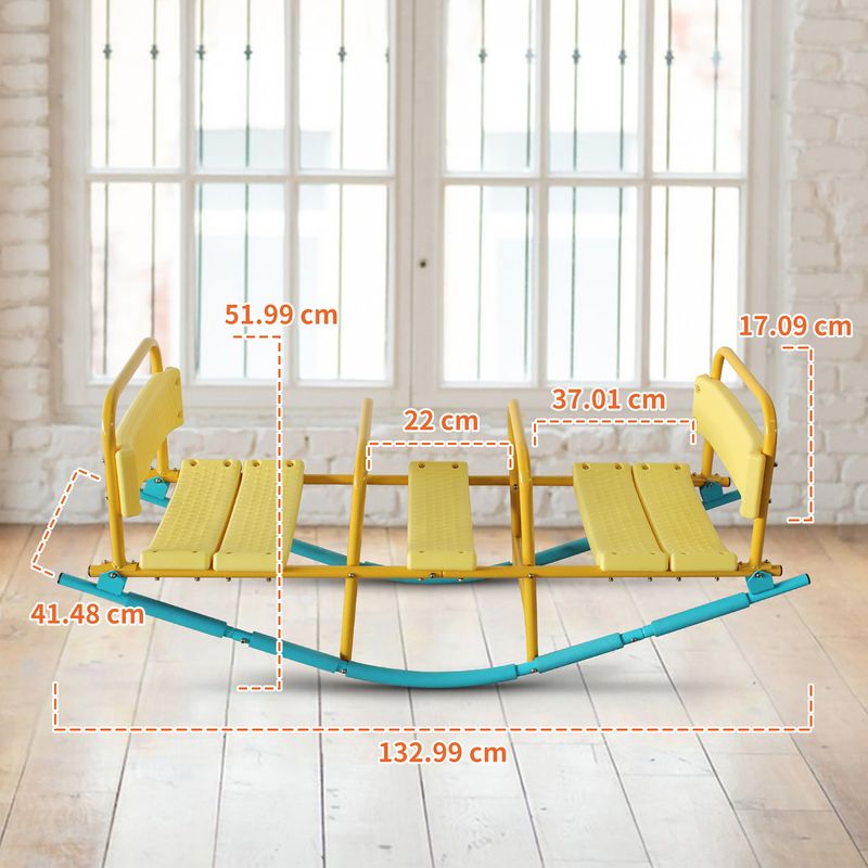 Padwa Lifestyle Balançoire de jardin extérieur pour enfants, hauteur réglable, antidérapante, en plastique, rouge Padwa Lifestyle Balançoire de jardin extérieur pour enfants, hauteur réglable, antidérapante, en plastique, rouge