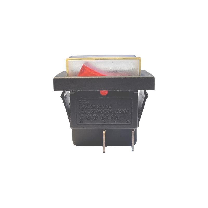 Kippschalter 4 Stück 6A 250V Wippschalter rot Elektronik Kippschalter 4 Stück 6A 250V Wippschalter rot Elektronik