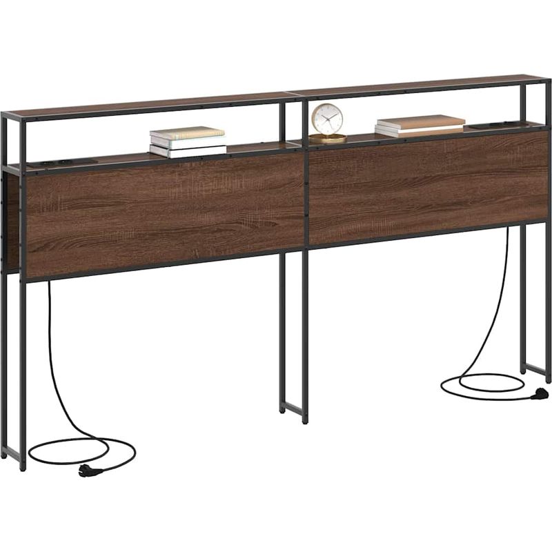 Lit de Rangement Chêne Sonoma 100 x 200 cm Bois d'ingénierie | Leroy Merlin