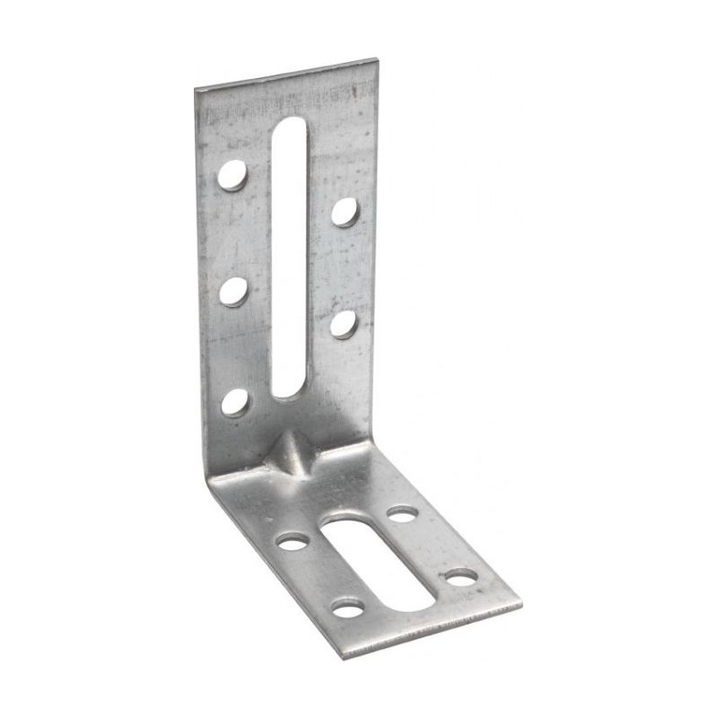 Lot De 10 équerres Plates Carrées 38 Mm – 2 Trous – One Stop DIY – Pour Assemblage