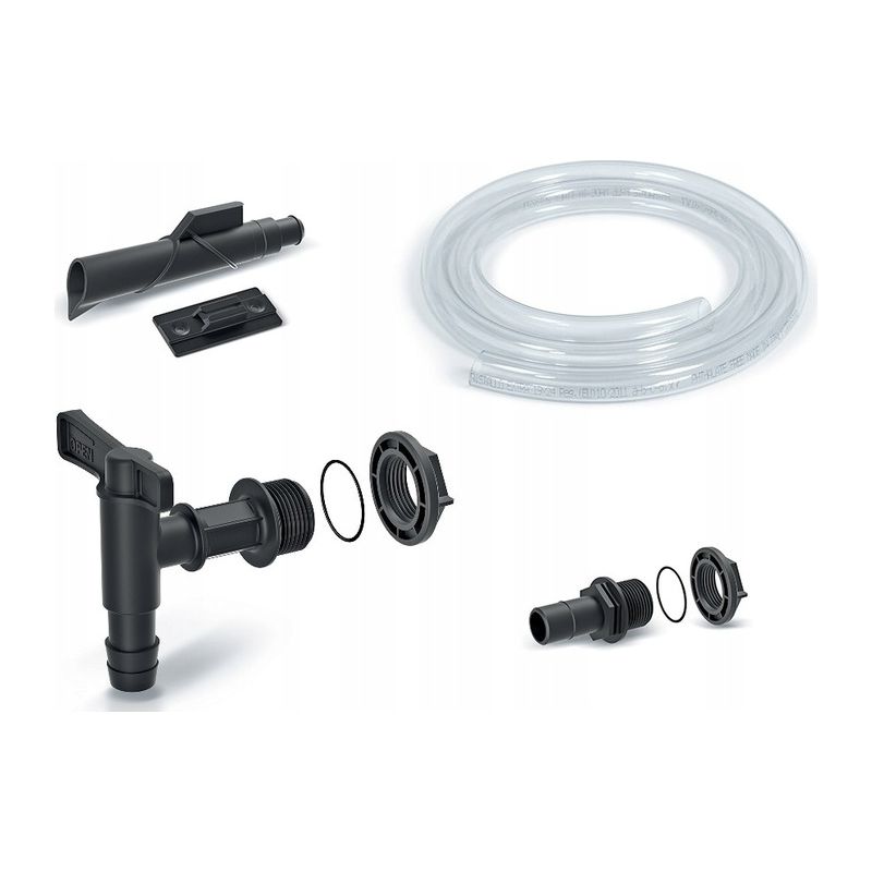 Osmond PVC-Schottverschraubung 3/4 Zoll Mit Stöpsel – Set Für Wassertank, Regentonne & Aquarium