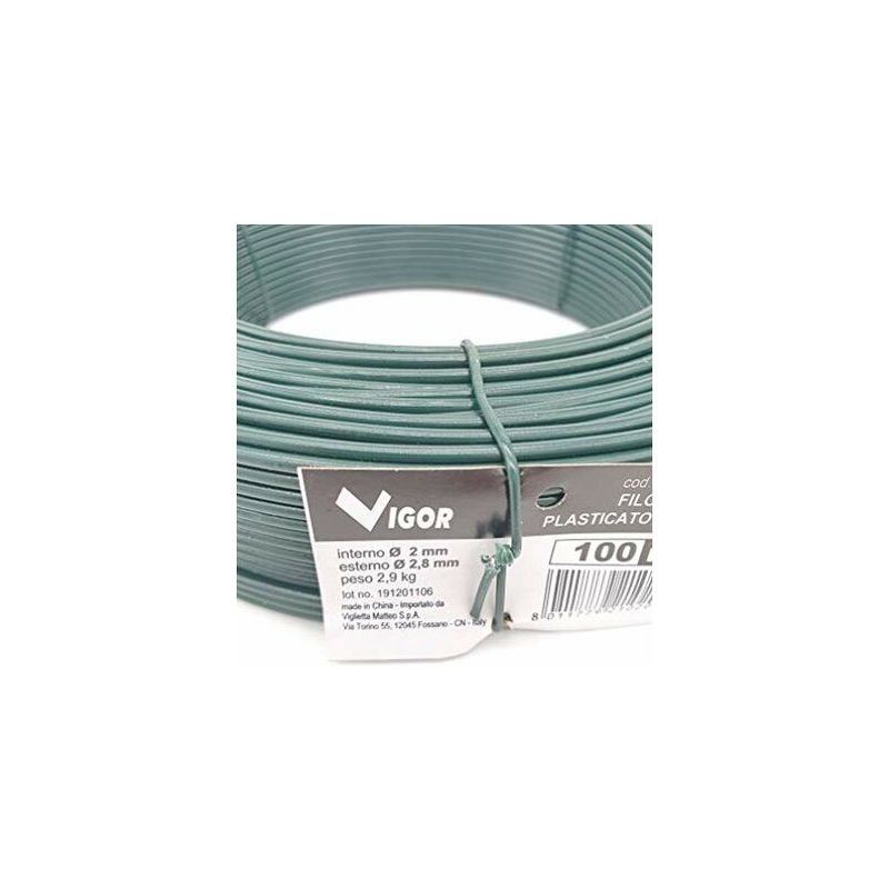 Filo Per Recinzioni VidaXL – Bobina 250 M In Acciaio Zincato 1.4 Mm, Rivestito In PVC