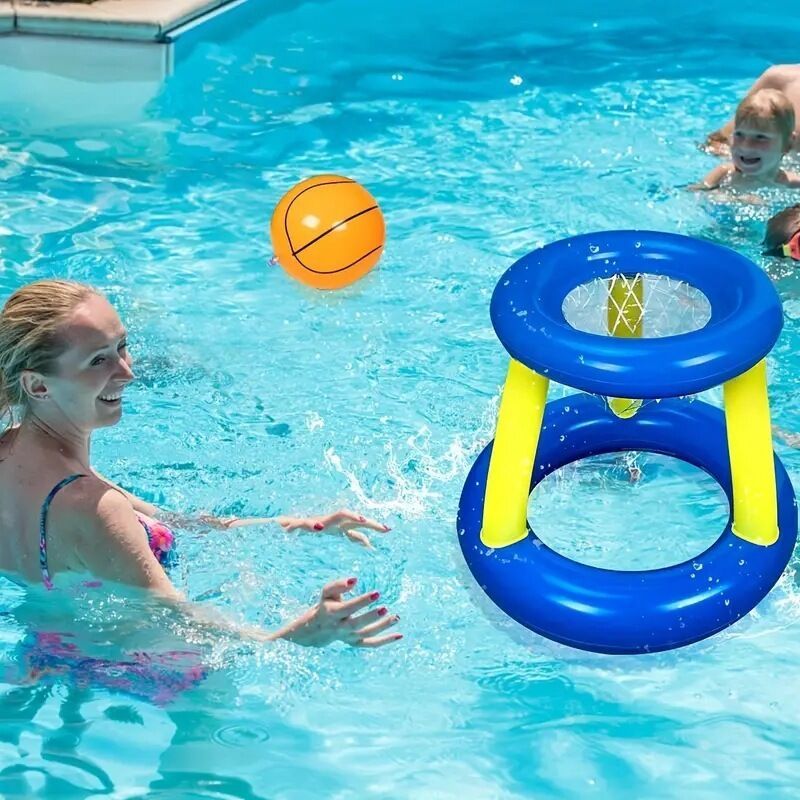 Bouées Piscine pour - Jouet Aquatique Flottant Anti-Bascule Avec Canopée - Anneaux Gonflables Piscine - Plage Fête Été Lac Rivière Extérieur Garçons et Filles de 0