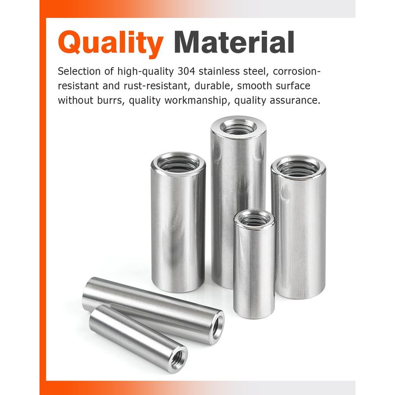 Lot De 5 Vis à Ailettes M6 – Inox 304, 30mm De Long, Uxcell
