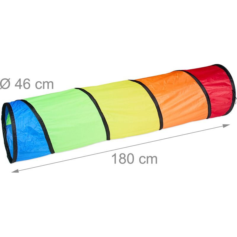 ZJCHAO - Tunnel de jeu pour enfants Multicolore 245 cm Polyester - Animalerie