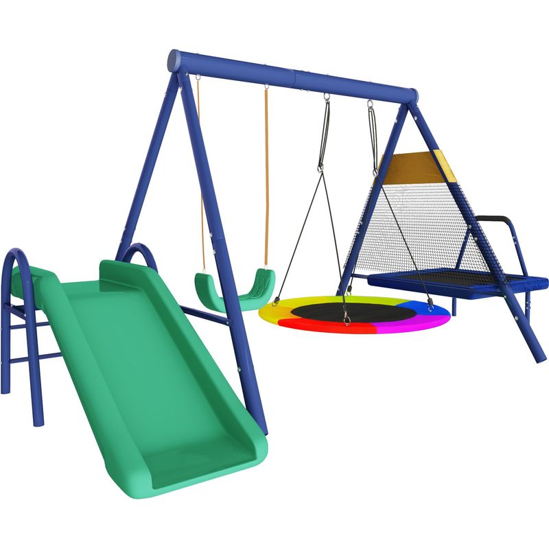 Balançoire pour trois enfants, capacité de poids 120 kg, balançoire d