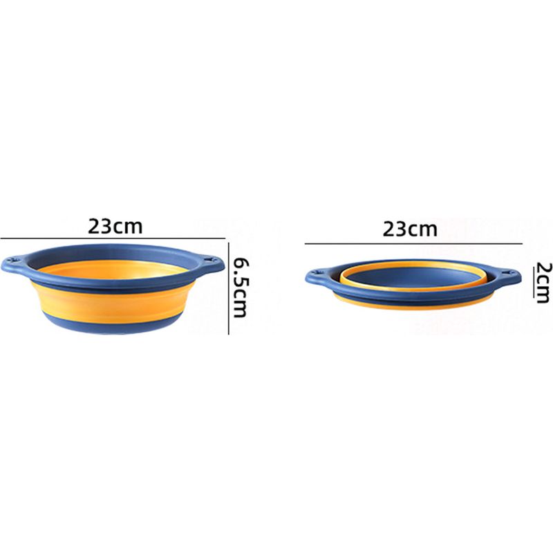 Seau à Vaisselle Pliable – 53x22x20 Cm – 10 L – Avec Roulettes – Double Poignée