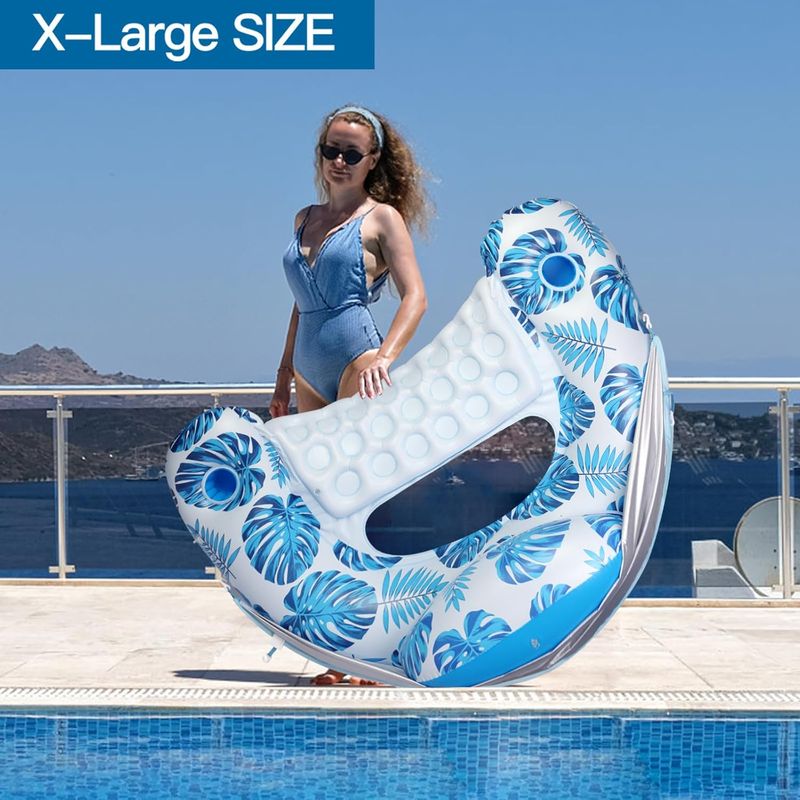Bouee Piscine, Chaise Longue de Piscine avec Appui-tête, Matelas Hamac Flottant pour Piscine, Jouets Nouilles, Bain de Soleil - Jeux - Jouets Bouee Piscine, Chaise Longue de Piscine avec Appui-tête, Matelas Hamac Flottant pour Piscine, Jouets Nouilles, Bain de Soleil - Jeux - Jouets