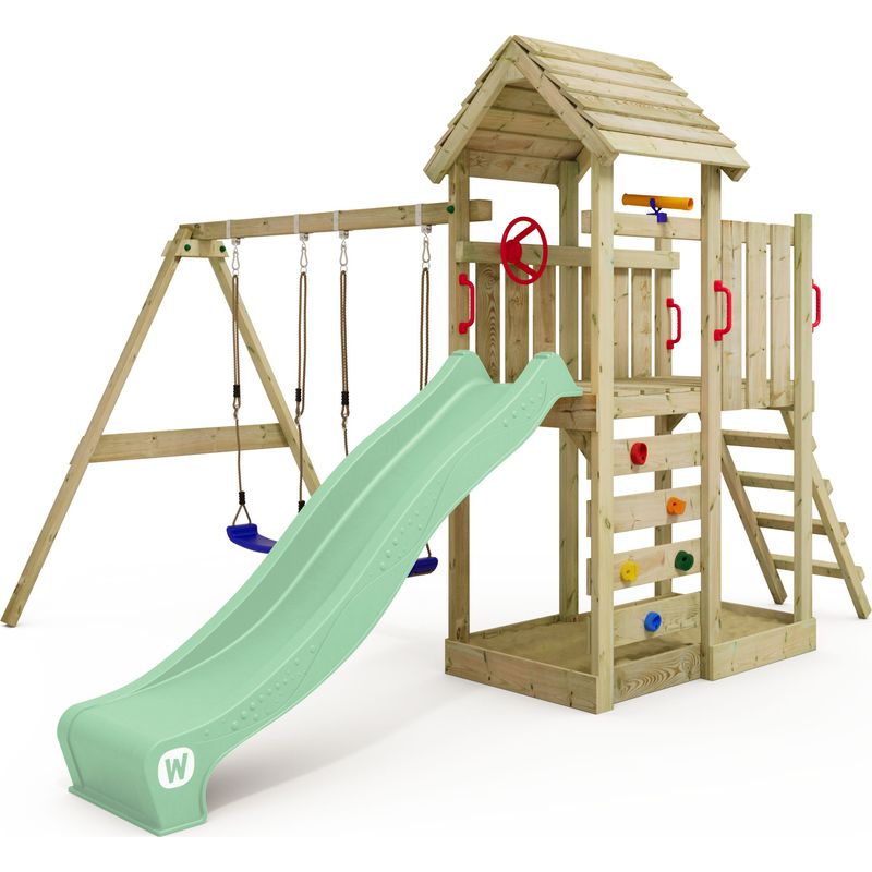 Toboggan et Balançoire, Toboggan Enfant avec Balançoire, 6 en 1 Toboggan et Balançoire, Toboggan Enfant avec Balançoire, 6 en 1