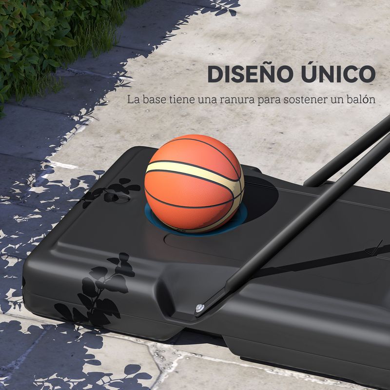 Canasta de Baloncesto de Exterior con Altura Ajustable 182-213 cm Canasta de Baloncesto de Exterior con Altura Ajustable 182-213 cm