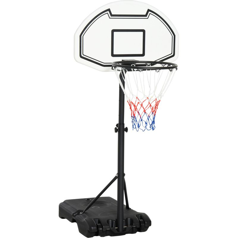Panier De Basket Mural 45 Cm – Arceau Acier Avec Filet Nylon, Vis Incluses – Intérieur/Extérieur, Remplacement Pour Porte Ou Mur