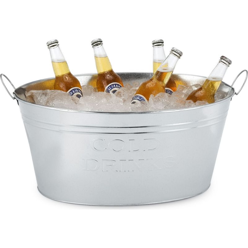 XXL Champagnerschale - Zinkwanne 24 Liter