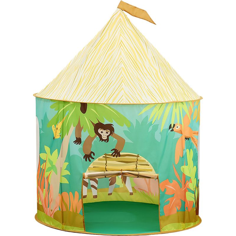 Tunnel Chenille Relaxdays – Pop-up – Tente + Tunnel 240 Cm – Vert – Dès 3 Ans – Intérieur/extérieur