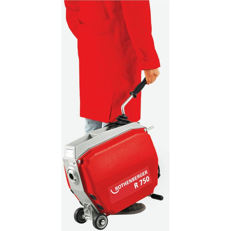 ROTHENBERGER Industrial Rohr Reinigungs-Spirale mit gezogener Spitze 1,5 m rot - 072980E