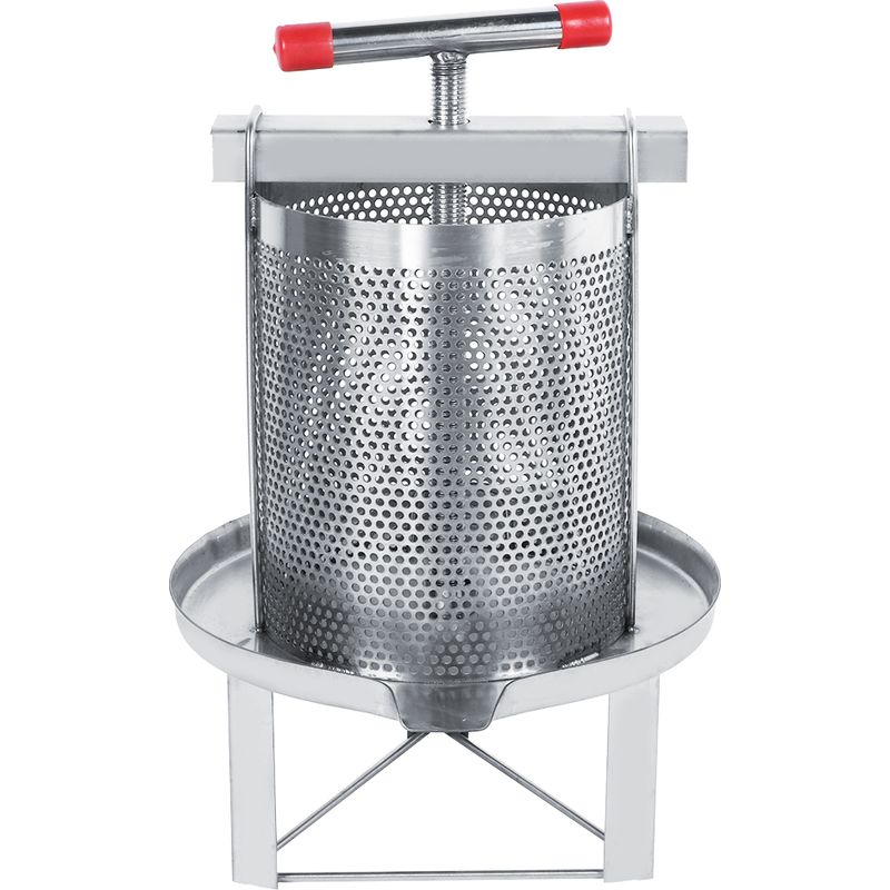Bonnlo Manuelle Honigschleuder 4 Rähmchen – Edelstahl, 108x57x57 Cm, Imkerzubehör Für Hobby Und Profi