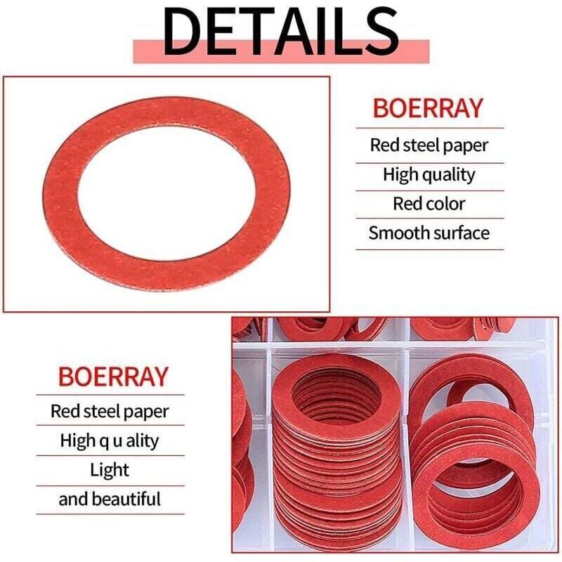 Rondelles Entretoises Pour Vis M8 – Lot De 40 En 5, 8, 10 Et 12mm – Uxcell