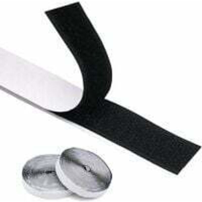 Bande Auto-agrippante Velcro Blanche – 20 Mm X 10 Cm – Adhésif INOFIX
