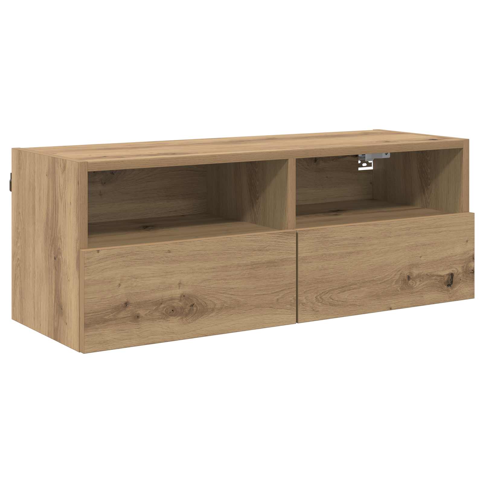 Vidaxl Meuble Tv Mural 80 X 30 X 30 Cm Chêne Artisanal