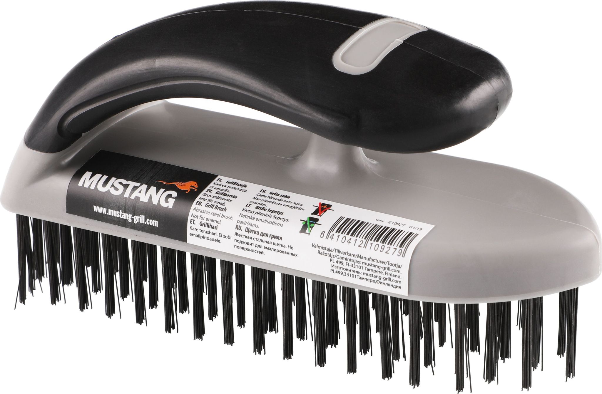 Grillbürste Mustang Stahl 16, 5 Cm Ergonomisch