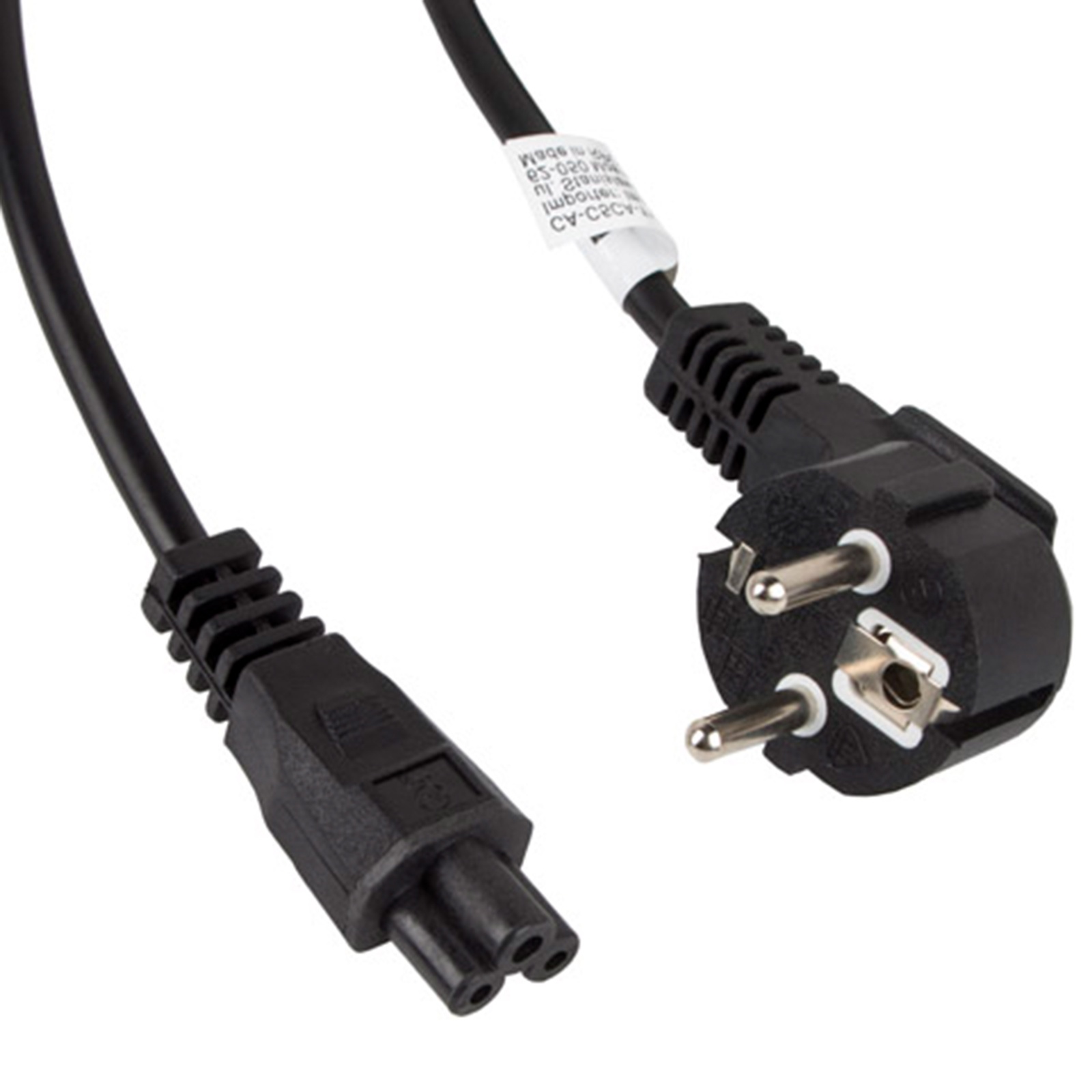 Lanberg Schwarz Cee 7/7 - Iec 320 C5 Notebook-Netzkabel (Glimmer) 3 M Vde