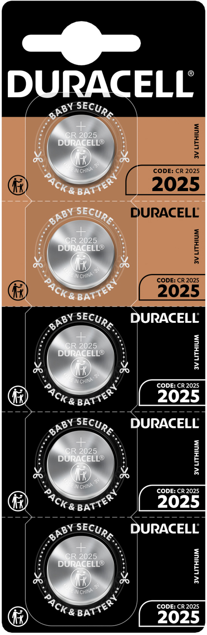 Duracell 071841, Einwegbatterie, CR2025, Lithium, 3 V, 5 Stück(e), Sichtverpackung - Bild 6