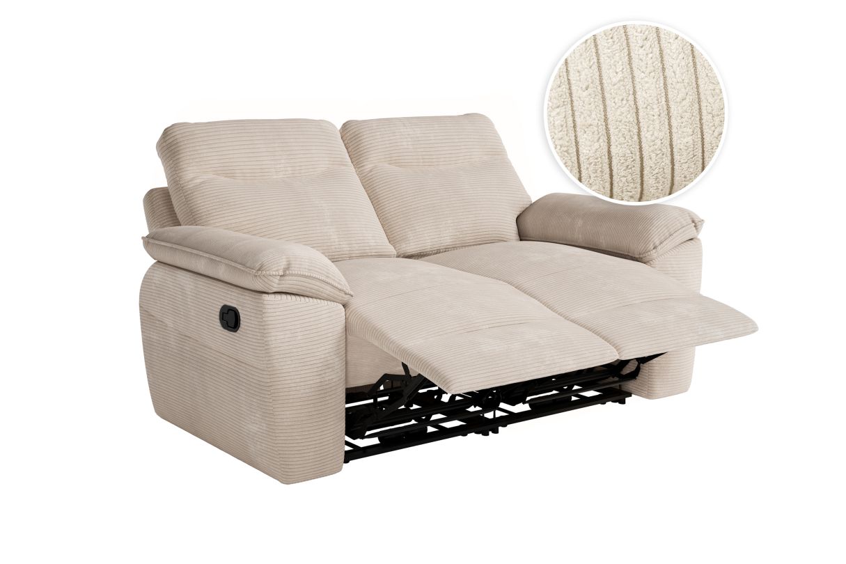 Loungitude - Canapé De Relaxation Manuel Ross 2 Places En Velours
